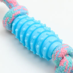 Игрушка жевательная Элемент, 17 х 3,2 см, голубая/розовая - Пижон фото 4