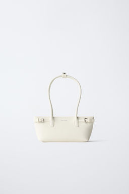 BUCKLE DETAIL SHOULDER BAG