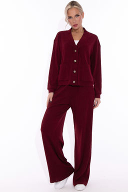 Костюм Модная осень (бордовый) - Эльза фото 5