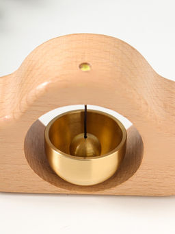 Колокол магнитный бук "Облако" 2,8х9,5х6 см