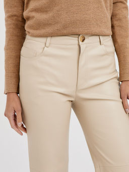 брюки женские из экокожи укороченные - Glenfield фото 4