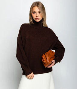 Свитер #КТ2587 (1), шоколадный