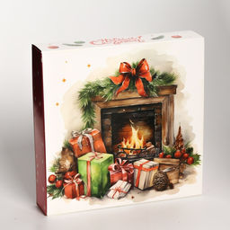 Коробка под 16 конфет «Новогодние подарки», 17.5×17.5×3.5 см