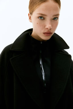 Abrigo de fieltro con cinturon - H&m фото 3