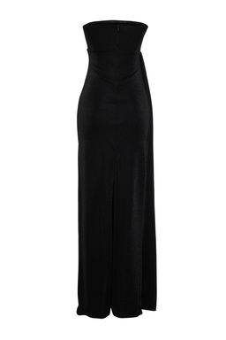 TRENDYOLMILLA Mavi Par?lt?l? Orme Uzun S?k Abiye Elbise TPRSS24AE00093  фото 8