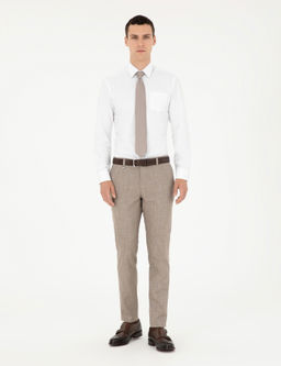 Bej Ex. Slim Fit Kuma_ Pantolon - Pierre cardin фото 3