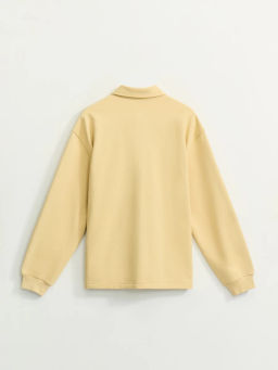 Толстовка с воротником поло / Zarina  фото 10