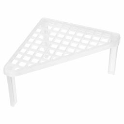 Подставка кухонная пластмассовая 25,3х25,3х15см, угловая, прозрачный, Phibo (Россия)