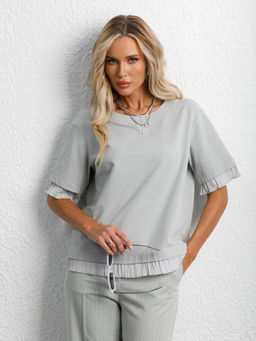 Футболка с эффектом многослойности