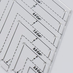 Линейка для пэчворка, пластик, 60° «Ромб»