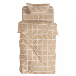 Пододеяльник 1,5 спальный "Миллер" 145х215см, бязь "Комфорт" 121г/м2, хлопок 100%, упаковка "эконом" ПВХ 28х41см, "Домашняя мода" (Россия)