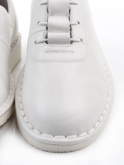 03-XKL23-038 WHITE Полуботинки женские (натуральная кожа)