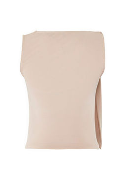 Trendyolmilla Bej Aksesuar Detayl? Degaje Yaka Slim Orme Bluz TWOSS25BZ00564  фото 7