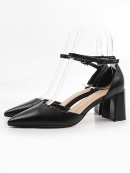 06-HDP1168-1 BLACK Туфли летние женские (натуральная кожа)