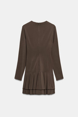 DRAPED WAIST PLAYSUIT DRESS - Zara фото 6
