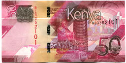 50 шиллингов 2019 года Кения