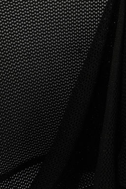 Siyah Triko Boyundan Baglamal? Maxi Plaj Elbisesi TBESS26EL00024