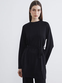 Bisiklet Yaka Kad?n Sweatshirt Tunik