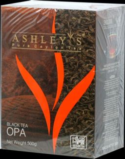 ASHLEYS. OPA черный 500 гр. карт.пачка ШРИ-ЛАНКА