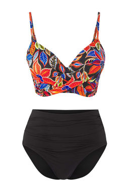 Cicek Desenli Yuksek Bel Bikini Tak?m? TBESS25BT00202 - Trendyolmilla фото 5