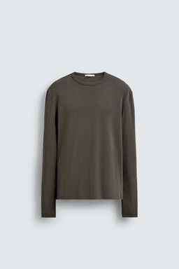 REGULAR FIT STRUCTURED T-SHIRT - Zara фото 13