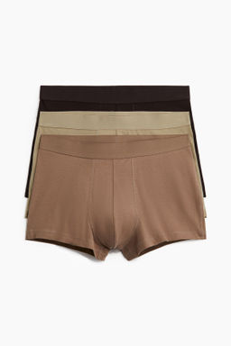 Pack de 3 calzoncillos trunk cortos con Lycra®