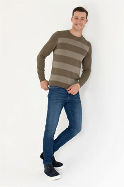 U. S. Polo Assn Мужской свитер цвета хаки - U.s. polo assn фото 10