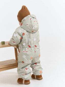 Комбинезон демисезонный Ферма/Шалфей 0+ - Bungly фото 7