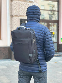 LACCOMA рюкзак 635-21-черный полиэстр полиэстр