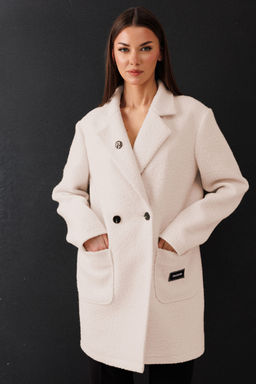 Пальто VN fashion 1116 пудра