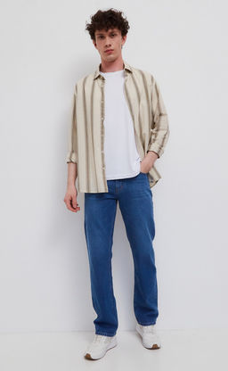 Джинсы F911-0152 middle blue - Fine joyce фото 3