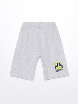 Bisiklet Yaka Bask?l? Erkek ?ocuk ?ortlu Pijama Tak?m? - Waikiki фото 3
