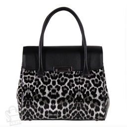 Сумка женская кожаная 1060-3Y black white Polina&Eiterou в Новосибирске