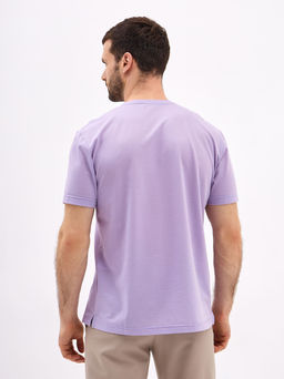 Футболка мужская короткий рукав GREG G145-PO4T-LT1359-3 (сиреневый)