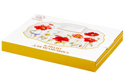 Блюдо д/шашлыка 28*21*2,3 см Маки с соусницей NEW BONE CHINA - Elan gallery фото 13