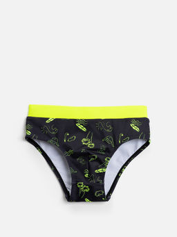 ACOOLA / Плавки купальные детские для мальчиков Rodrigo черный принт