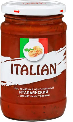 Соус томатный Итальянский с ароматными травами UNI DAN 350г ст/б