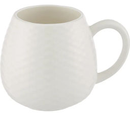 52100 GIPFEL Кружка BLANCHE 400 мл. Материал: фарфор. Цвет: белый.
