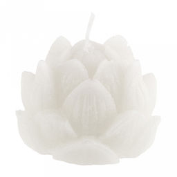 Свеча "Лотос" д6см, h5см, белый (Россия)