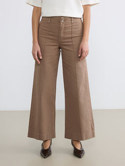 Y?ksek Bel Wideleg Kad?n Jean Pantolon