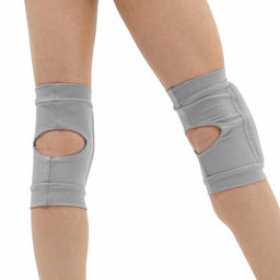 Наколенники для гимнастики и танцев Grace Dance, с уплотнителем, р. XXS, 3-5 лет, цвет серый  фото 4