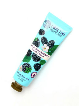 Цена за 3 шт. Крем для рук, смягчение и уход, аромат ежевики, 30 мл, URAL LAB  фото 3