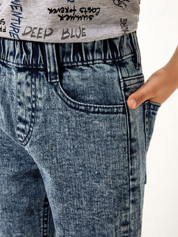 ACOOLA / Шорты джинсовые детские для мальчиков Besson голубой фото 3