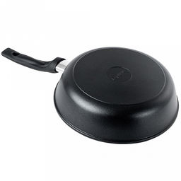 Сковорода с тефлоновым покрытием д24см "Классик", h6,5см, s0,4см, ручка из термостойкого пластика (Россия)