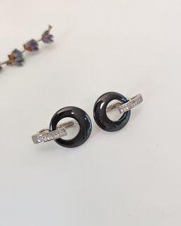 Серьги с керамикой