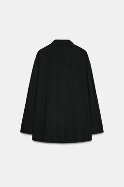 POPLIN SHIRT WITH TABS - Zara фото 8