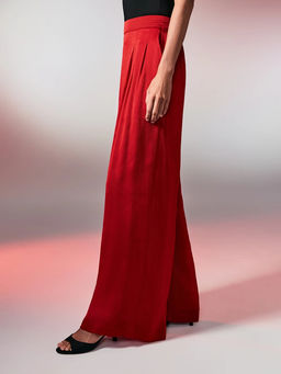 Широкие брюки с резинкой на поясе ZR2605022101-70 / Zarina  фото 7