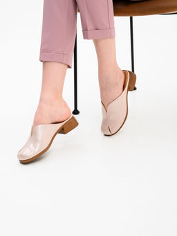 Сабо 3200.25294br.Розовый ибица+коричневый