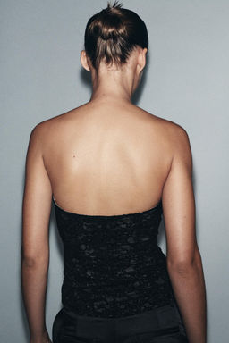 VELVET LACE CORSET - Zara фото 3