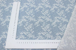 Штапель Хрупкая нежность цв.серо-голубая дымка, ш.1.45м, вискоза-100%, 120гр/м.кв - Купава фото 6